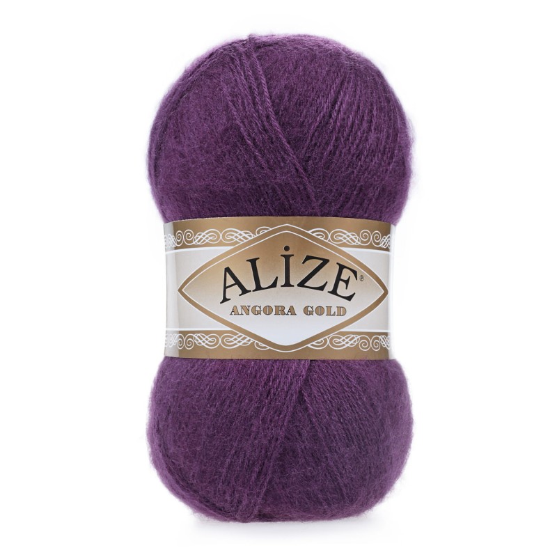 Włóczka Alize Angora Gold - 111 śliwka