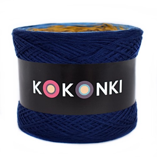 KOKONEK A971 Granat/lazur/musztarda/brąz melanż/beż melanż