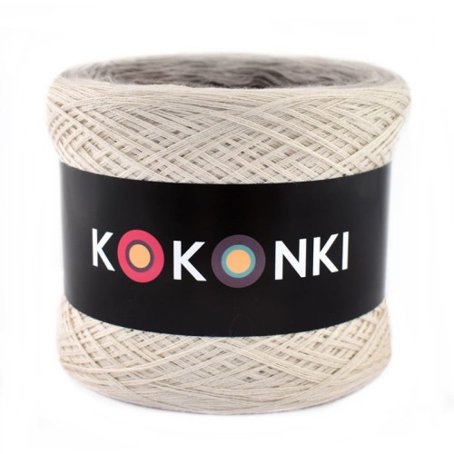 KOKONEK A973 Pudrowy beż/szaro-beżowy/beż melanż/brąz melanż