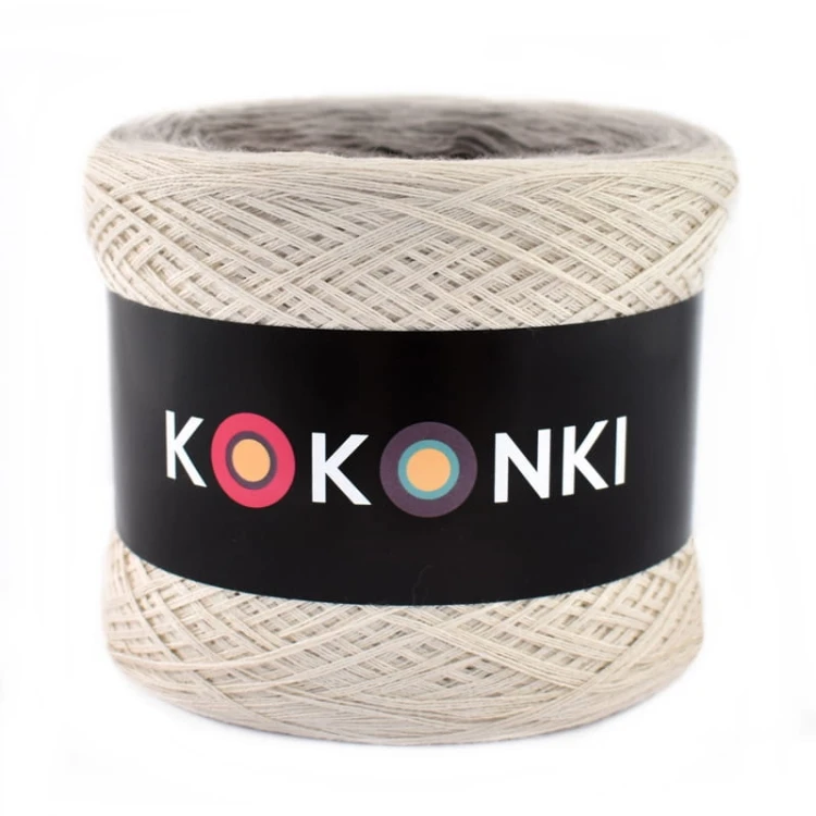 KOKONEK A973 Pudrowy beż/szaro-beżowy/beż melanż/brąz melanż