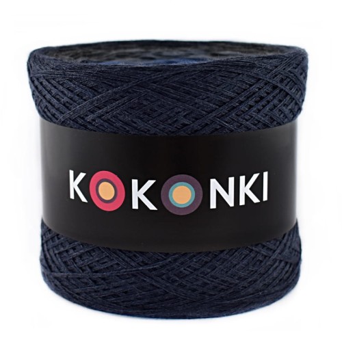 KOKONEK A974 Navy melanż/ciemny szary melanż/średni szary/atrament/jasny niebieski
