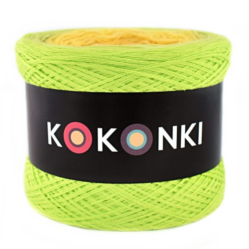 KOKONEK A976 Neonowa zieleń/kiwi/intensywny żółty/żółty/wanilia
