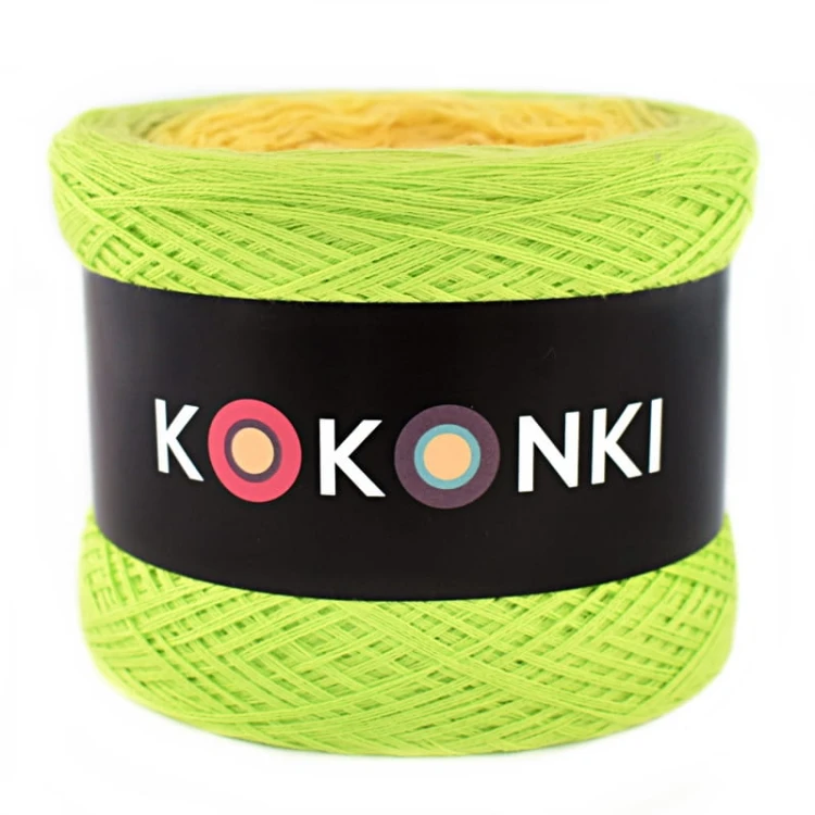 KOKONEK A976 Neonowa zieleń/kiwi/intensywny żółty/żółty/wanilia