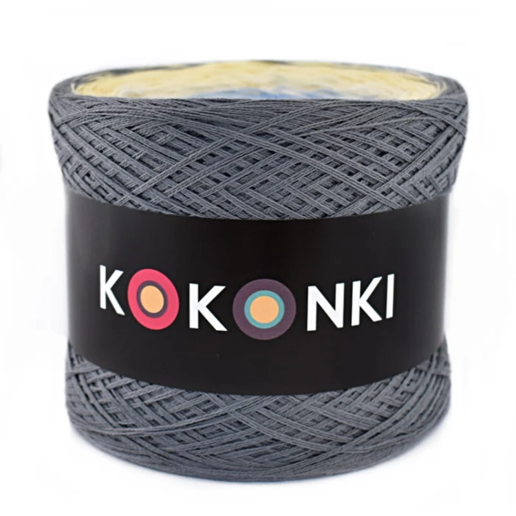 KOKONEK A977 Średni szary/wanilia/krem/jasny niebieski/niebieski