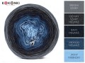 KOKONEK A980 Średni szary/ciemny szary melanż/navy melanż/indygo melanż/jasny niebieski