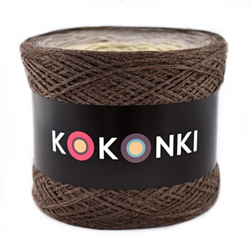 KOKONEK A981 Brąz melanż/beż melanż/szarobeżowy/jasny beż/krem