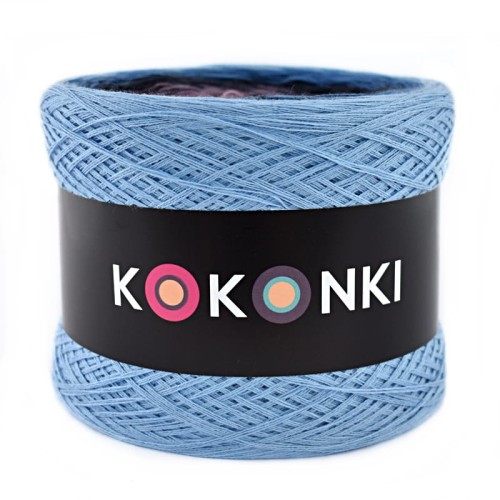 KOKONEK A983 Jasny niebieski/atrament/navy melanż/blady fiolet/brudny róż