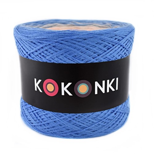 KOKONEK A985 Niebieski/jasny niebieski/pudrowy beż/łososiowy róż/brzoskwinia