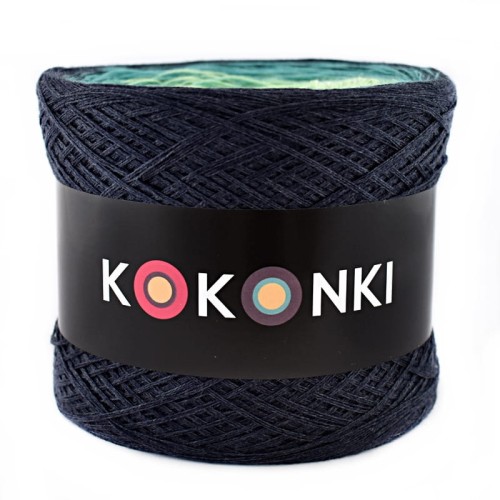 KOKONEK A988 Navy melanż/szmaragd/pistacja/jasna pistacja