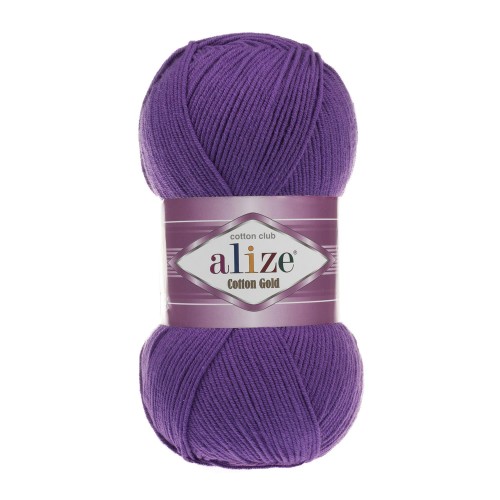 Włóczka Alize Cotton Gold - 44 intensywny fiolet