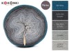 KOKONEK Merino 576 Tajemniczy wzrok - Petrol/ciemny szary/średni szary/szary/jasny szary