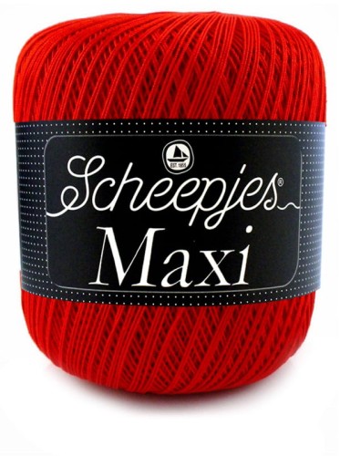 Kordonek Scheepjes Maxi - 115 ognista czerwień