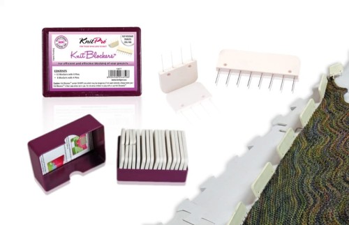 Zestaw pinów do blokowania KnitPro / biel