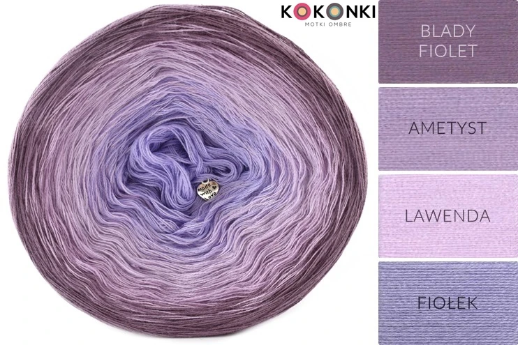 KOKONEK Classic A031 Blady fiolet/ametyst/lawenda/fiołek
