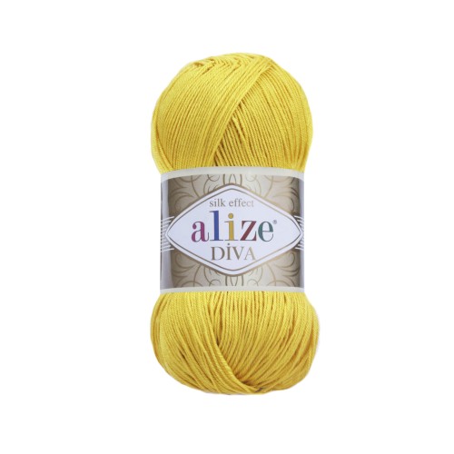 Włóczka Alize Diva - 110 żółty