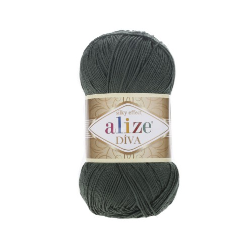 Włóczka Alize Diva - 131 ciemna zieleń