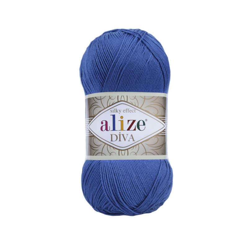 Włóczka Alize Diva - 132 niebieski