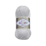 Włóczka Alize Diva 168 / jasny szary