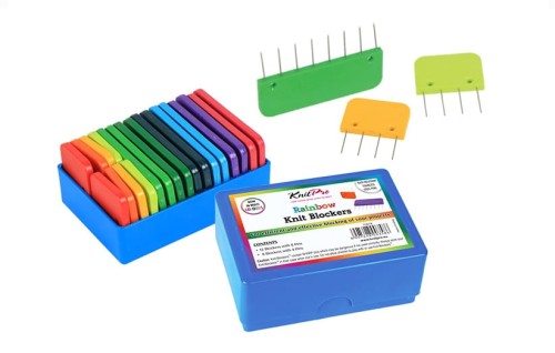 Zestaw pinów do blokowania KnitPro / rainbow