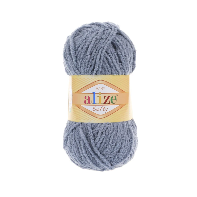 Włóczka Alize Baby Softy - 119 szary