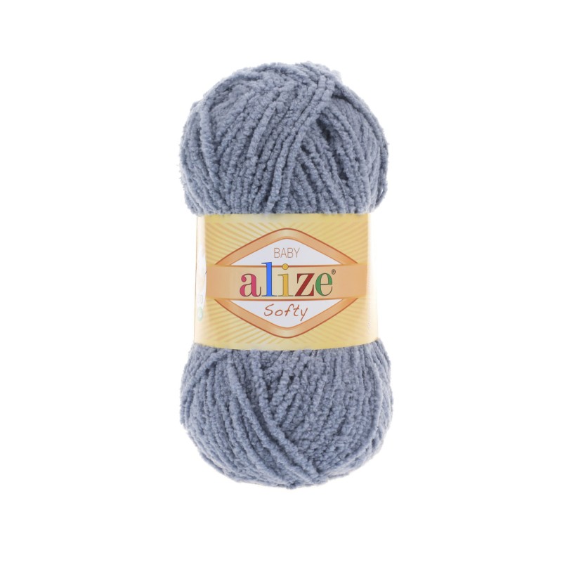 Włóczka Alize Baby Softy - 119 szary