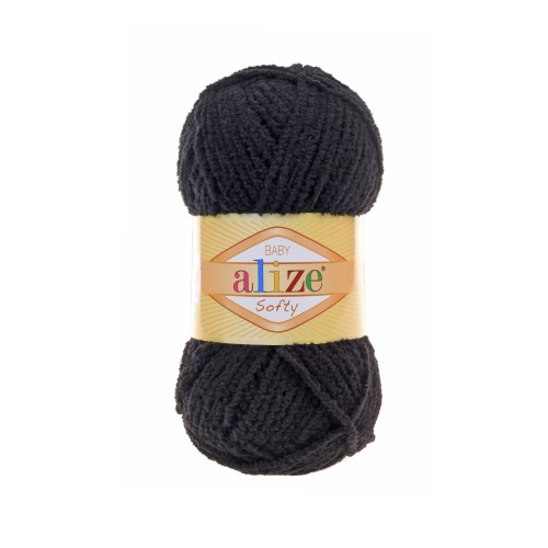 Włóczka Alize Baby Softy - 60 czerń