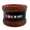 KOKONEK A059 Brąz/burgund/czerwień