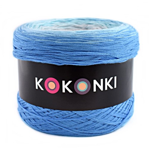 KOKONEK A667 Niebieski/błękit/jasny błękit/jasny szary/biel