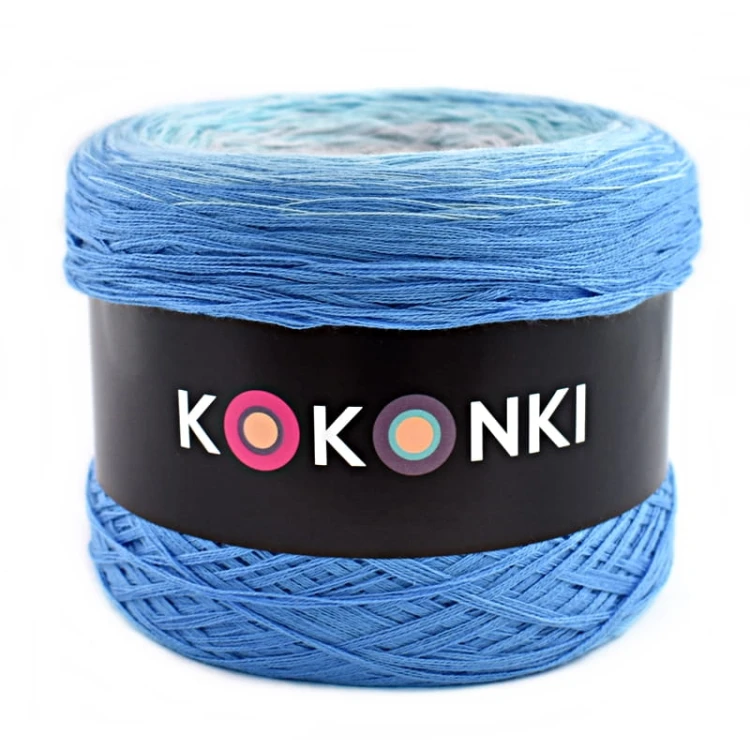 KOKONEK A667 Niebieski/błękit/jasny błękit/jasny szary/biel