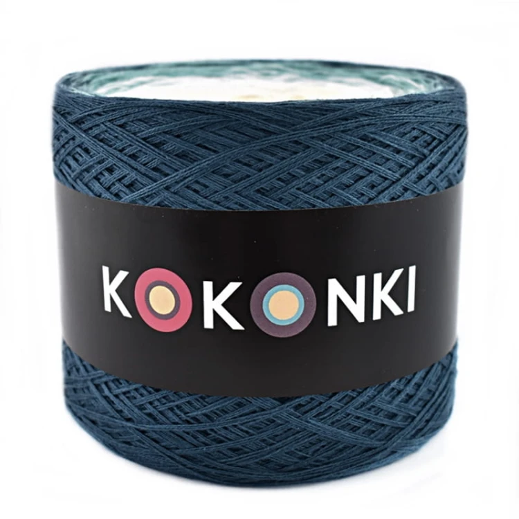 KOKONEK B006 Petrol/patyna/biel/krem/koniak