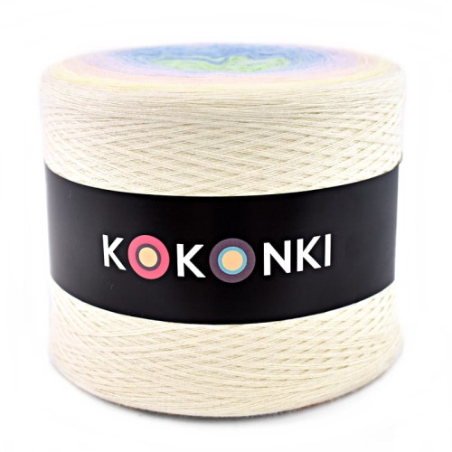 KOKONEK A993 Krem/wanilia/łososiowy róż/lawenda/jasny niebieski/pistacja