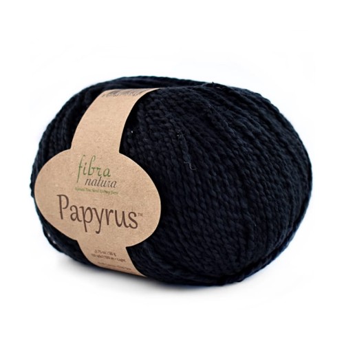 Włóczka Fibranatura Papyrus 229-26 czerń