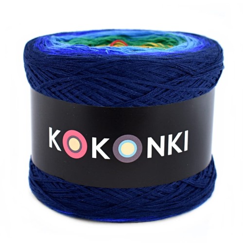 KOKONEK A999 Granat/kobalt/lazur/absynt/kurkuma/czerwień