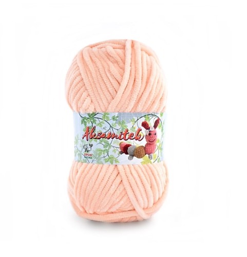 Włóczka Opus Natura Aksamitek 50 g / 37 łososiowy