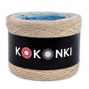KOKONEK B015 Ciepły beż/pudrowy beż/patyna/cyjan/lazur
