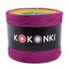 KOKONEK Merino 613 - Jeżyna/kurkuma/limetka/jasna zieleń/turkus/szafir