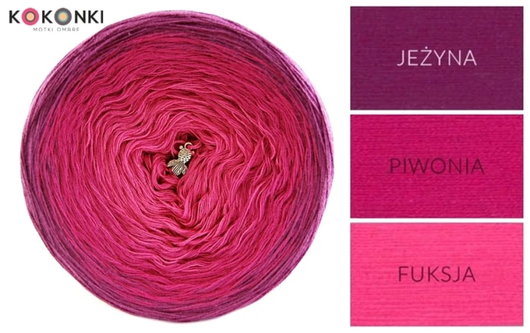 KOKONEK A498 Jeżyna/piwonia/fuksja