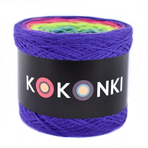 KOKONEK B016 Ultrafiolet/ultra róż/neonowa zieleń/szmaragd/lapis