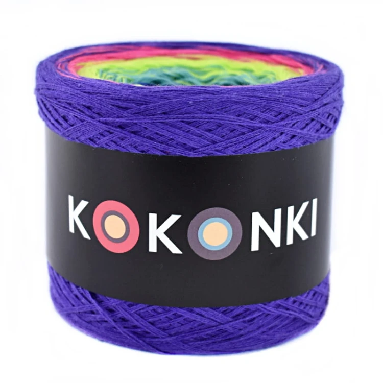 KOKONEK B016 Ultrafiolet/ultra róż/neonowa zieleń/szmaragd/lapis