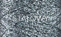 Nić metalizowana LUREX by KOKONKI / stalowy / szpulka ~ 800 m