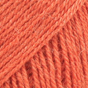 Włóczka Drops Alpaca / 2915 pomarańczowy / uni color