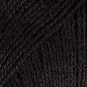 Włóczka Drops Alpaca / 8903 czarny / uni color