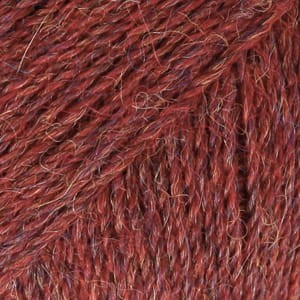 Włóczka Drops Alpaca / 5565 bordowo-brązowy / mix