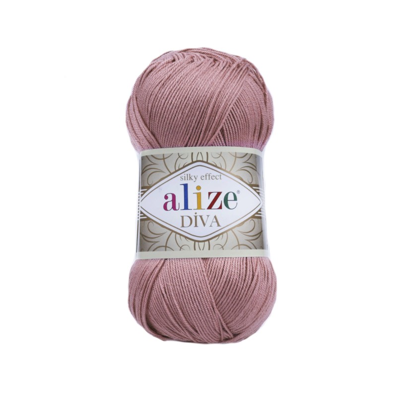 Włóczka Alize Diva - 354 różany