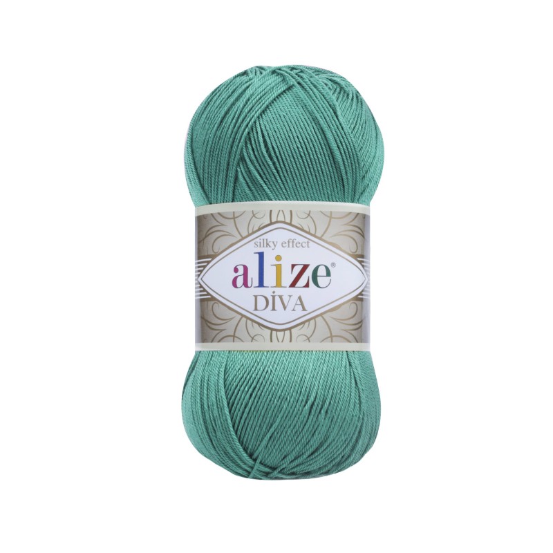 Włóczka Alize Diva - 610 szmaragd