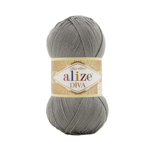 Włóczka Alize Diva - 87 szarobrązowy