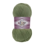 Włóczka Alize Cotton Gold 485 / wojskowa zieleń / 100g