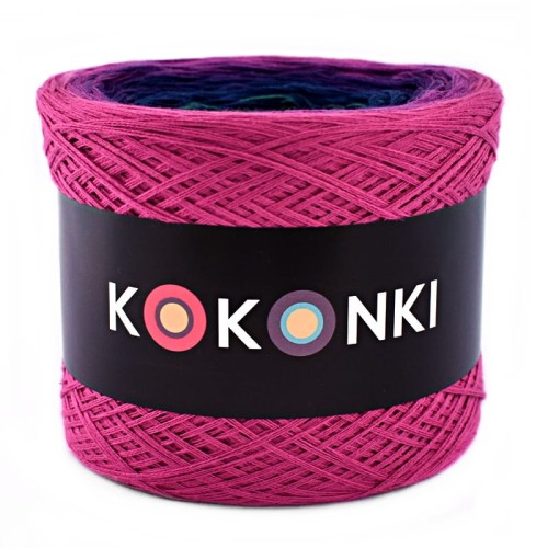 KOKONEK A175 Piwonia/jeżyna/fiolet/granat/ciemny szmaragd/szmaragd