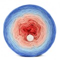 KOKONEK A750 Niebieski/błękit/jasny błękit/łososiowy róż/brzoskwinia/koral