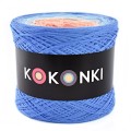 KOKONEK A750 Niebieski/błękit/jasny błękit/łososiowy róż/brzoskwinia/koral